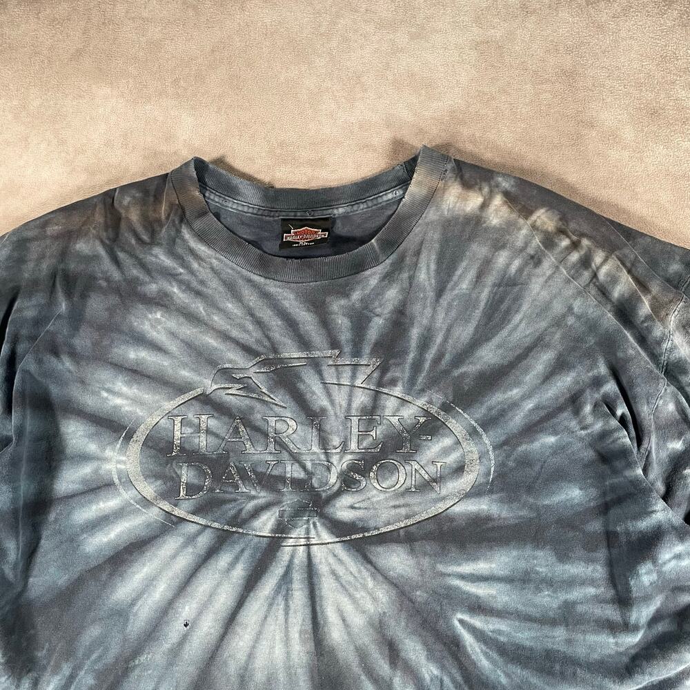 Vintage Harley Davidson Motorcycles Tie Dye T-shirt Men’s XL - Picture 3 of 8